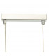Straight Bar Pendant Light Polished Chrome Smoked Glass, 3x G9
