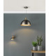 Dome Pendant Light Antique Chrome Antique Brass
