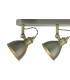 Spotlight Bar Spotlight Antique Chrome Antique Brass, 4x E14