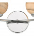 Wall Light Polished Chrome Swirl Glass, 2x G9