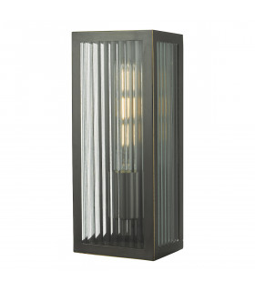 Lantern Wall Light Rubbed Bronze Small IP44