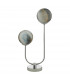 Table Lamp Polished Chrome Glass, 2x G9