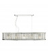Bar Pendant Light Polished Chrome Aluminium, 5x G9