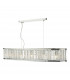 Bar Pendant Light Polished Chrome Aluminium, 5x G9