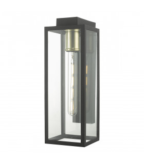 Lantern Wall Light Black IP43