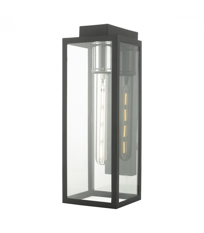 Lantern Wall Light Black IP43