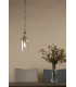 Dome Pendant Light Antique Brass Glass