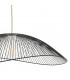 Wire Frame Easy Fit Pendant Light Black Twin Pack