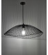 Wire Frame Easy Fit Pendant Light Black Twin Pack