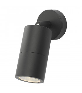 Spotlights Wall Light Black IP65, 1x GU10