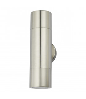 Up & Down Wall Light Aluminium IP65, 2x GU10