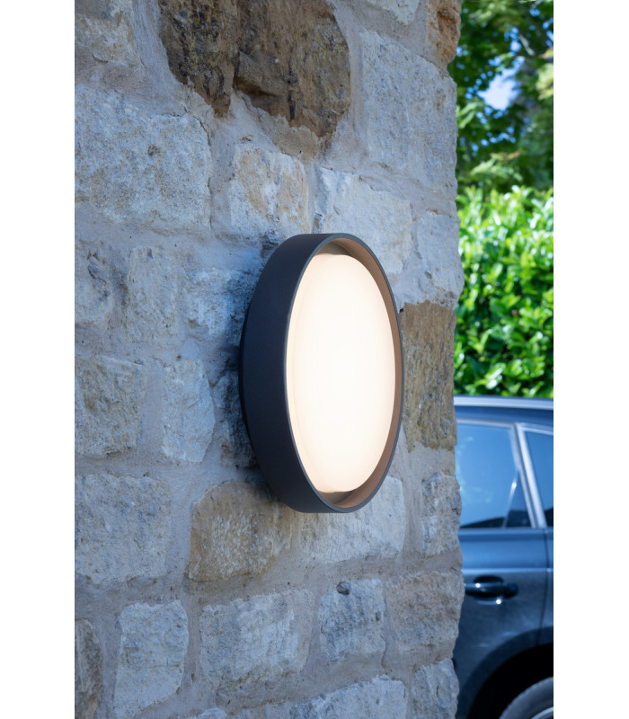 Simple Large Outdoor Wall Light Anthracite IP65 LED