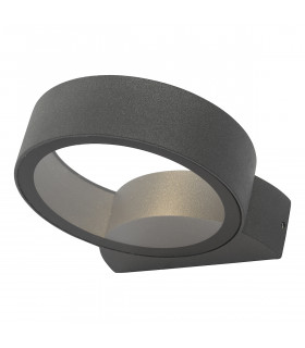 Wall Light Circle Fixed Anthracite IP65 LED, 1x LED
