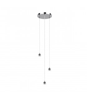 Cluster Modular Suspension Polished Chrome LED, 3x LED