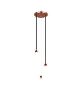 Cluster Modular Suspension Copper LED, 3x LED