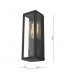 Lantern Wall Light Anthracite IP65, 1x E27