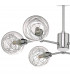 Semi Flush Ceiling Light Light Polished Chrome & Glass, 6x G9