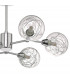 Semi Flush Ceiling Light Light Polished Chrome & Glass, 6x G9