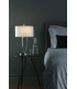 Table Lamp Polished Chrome with Oval Shade