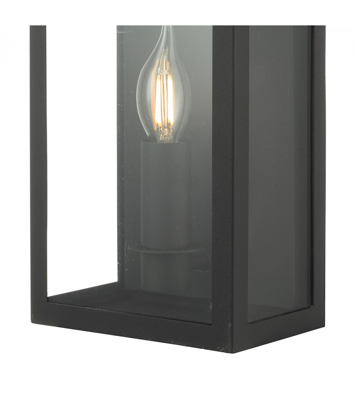 Lantern Coach Lantern Wall Light Black IP44