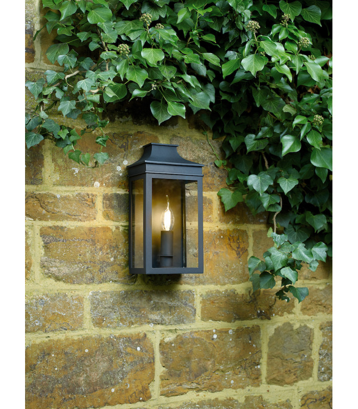 Lantern Coach Lantern Wall Light Black IP44