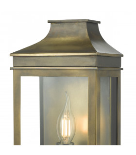 Lantern Coach Lantern Wall Light Weathered Brass IP44