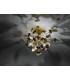 Semi Flush Ceiling Light Light Gold Effect, 4x G9