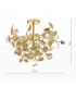 Semi Flush Ceiling Light Light Gold Effect, 4x G9