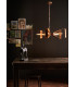 Pendant Light Oiled Copper, 5x E27