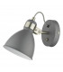 Single Wall Light Dark Grey Satin Chrome
