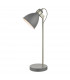 Task Task Table Lamp Dark Grey Satin Chrome