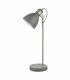 Task Task Table Lamp Dark Grey Satin Chrome