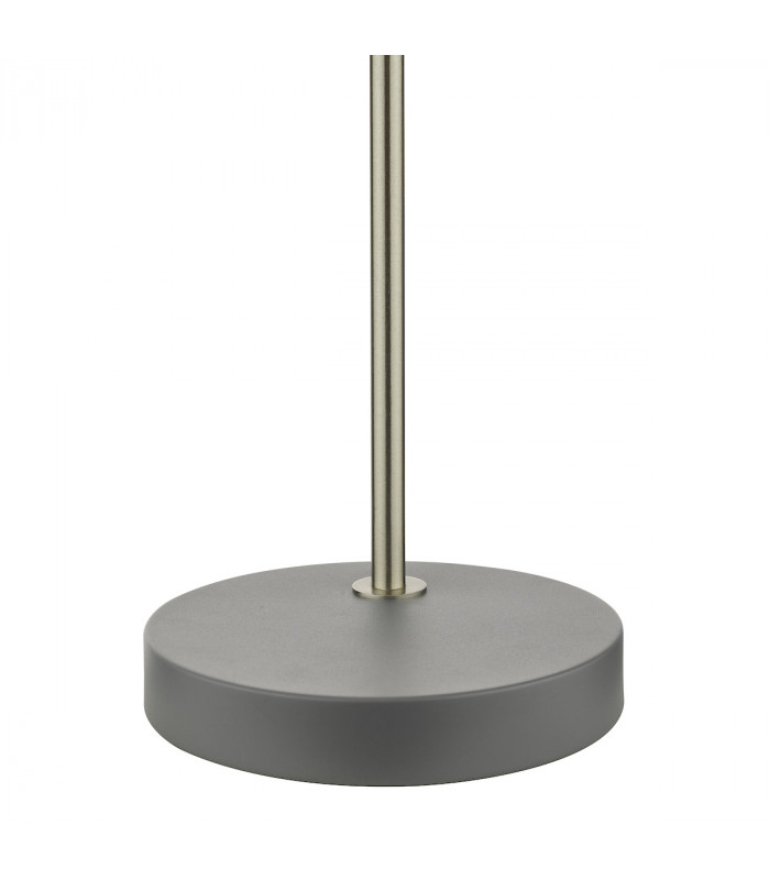 Task Task Table Lamp Dark Grey Satin Chrome