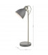 Task Task Table Lamp Dark Grey Satin Chrome