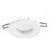Integrated LED 1 Light Recessed Downlight Matt White IP44 - Cool White - 1