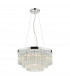 Pendant Light Polished Chrome Clear Glass, 5x G9