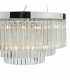 Pendant Light Polished Chrome Clear Glass, 5x G9