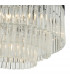 Pendant Light Polished Chrome Clear Glass, 5x G9