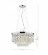 Pendant Light Polished Chrome Clear Glass, 5x G9