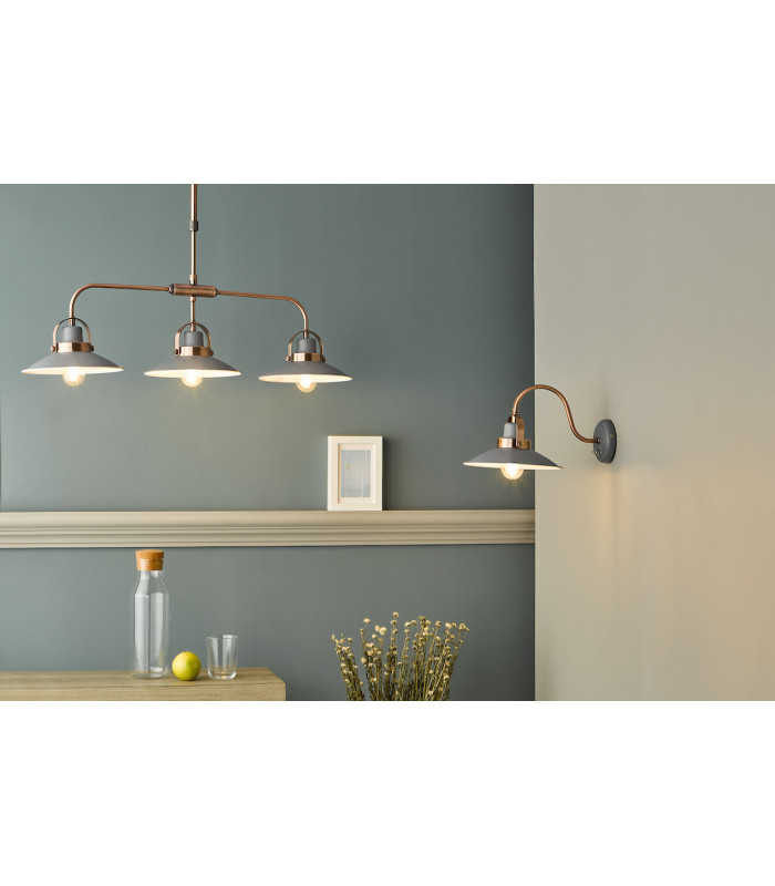 Dome Single Wall Light Graphite Copper
