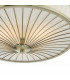 Cylindrical Flush Ceiling Light Antique Brass, 3x E27