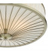 Cylindrical Flush Ceiling Light Antique Brass, 3x E27