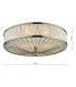 Cylindrical Flush Ceiling Light Antique Brass, 3x E27