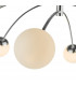 Semi Flush Ceiling Light Light Ceiling Light Polished Chrome Opal Glass, 6x G9