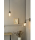 Single Wall Light Antique Nickel Clear Glass