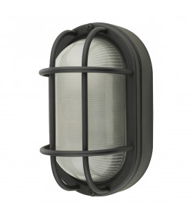 Bulkhead Small Outdoor Wall Light Matt Black IP44