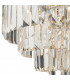 Pendant Light Polished Nickel Crystal, 4x E14