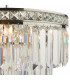 Pendant Light Polished Nickel Crystal, 4x E14