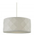 Cylindrical Easy Fit Pendant White