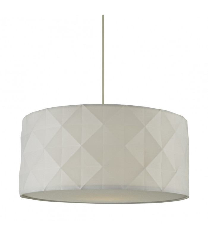 Cylindrical Easy Fit Pendant White